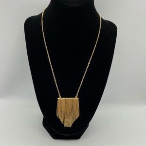 Gold colored necklace